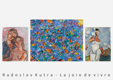 Karte zu Ausstellung R. Kutra - La joie de vivre